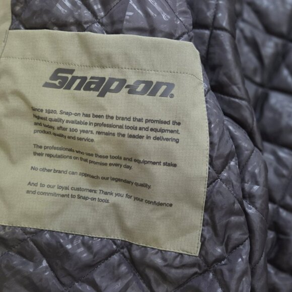 Authentic SNAP ON Tools Hawthorne Padded Jacket Dusty Olive SIZE XL - Picture 3 of 4